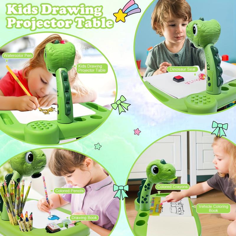 dinosaur art kit - Dinosaur Drawing Projector - Drawing Board - Unleash Your Inner Dino Artist!