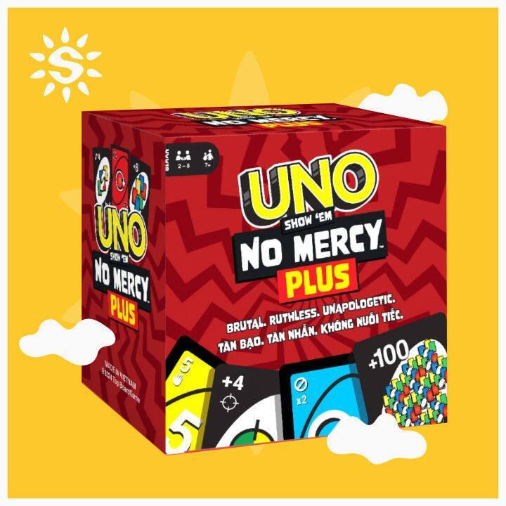 [196-165 card] UNO NO MERCY PLUS deck: an upgraded game, UNO +10 with strict rules