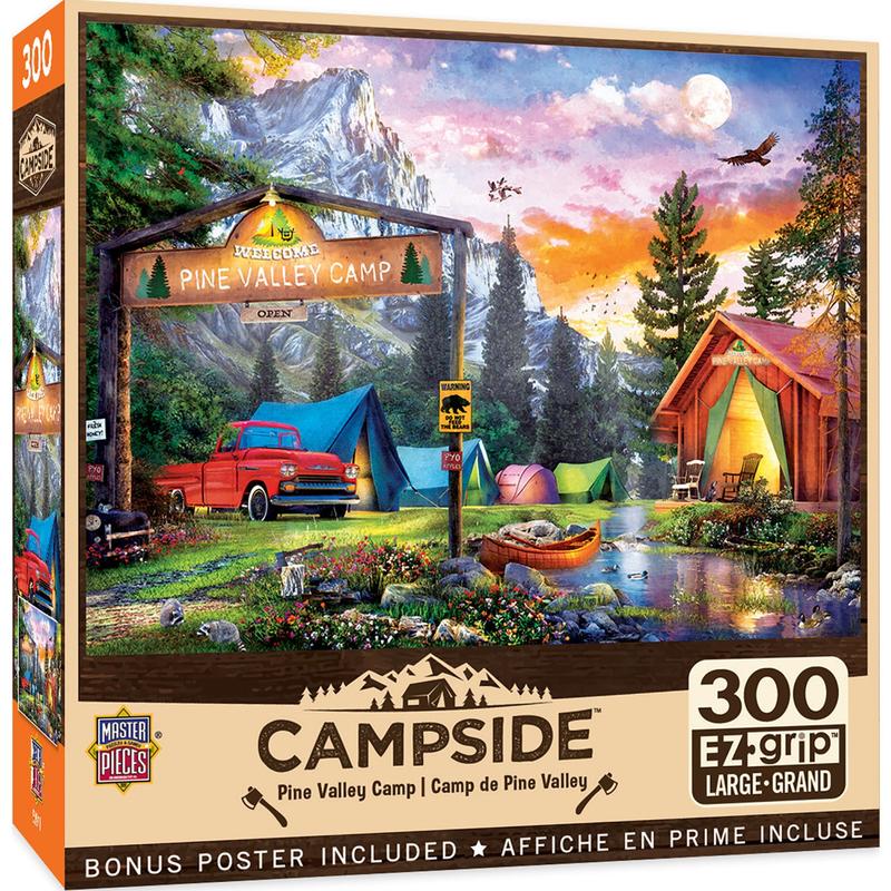 MasterPieces - Campside - Pine Valley Camp 300 Piece EZ Grip Jigsaw Puzzle