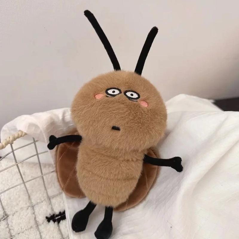 Creative Cockroach Doll Cute Plush Plush Toys Cockroaches Birthday Present Gift Home Table Display Christmas Gifts