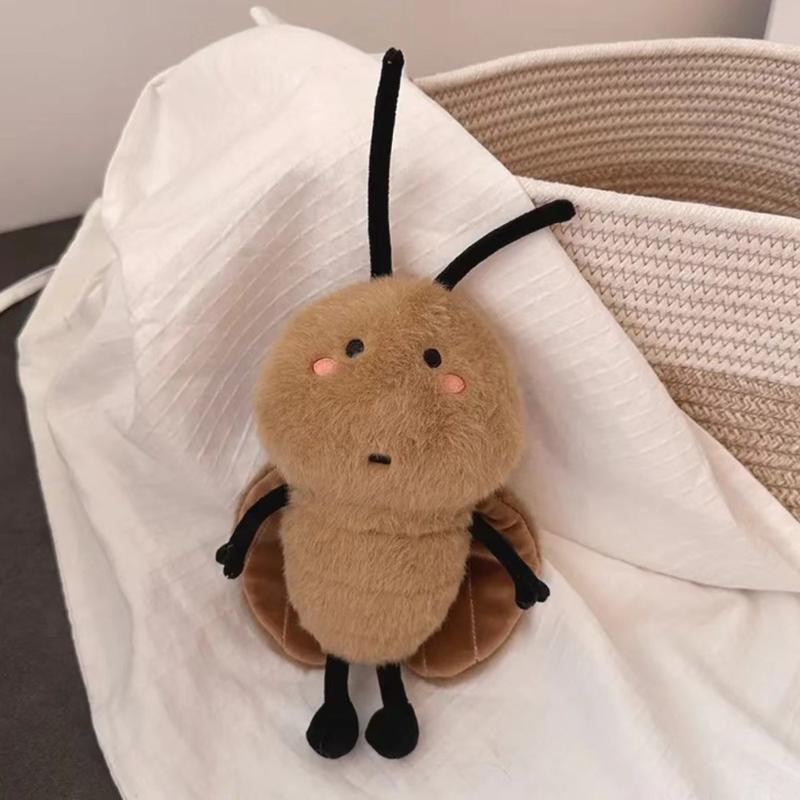 Creative Cockroach Doll Cute Plush Plush Toys Cockroaches Birthday Present Gift Home Table Display Christmas Gifts