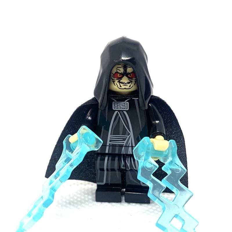 Emperor Palpatine Minifigure Star Sith Wars Holocron and Red Lightsaber