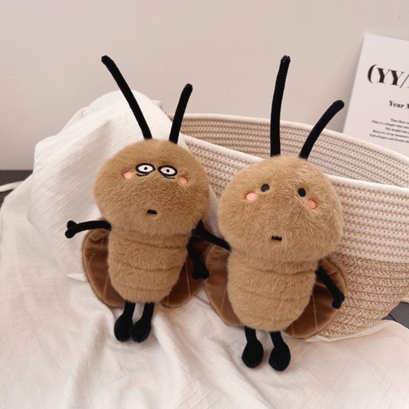 Creative Cockroach Doll Cute Plush Plush Toys Cockroaches Birthday Present Gift Home Table Display Christmas Gifts