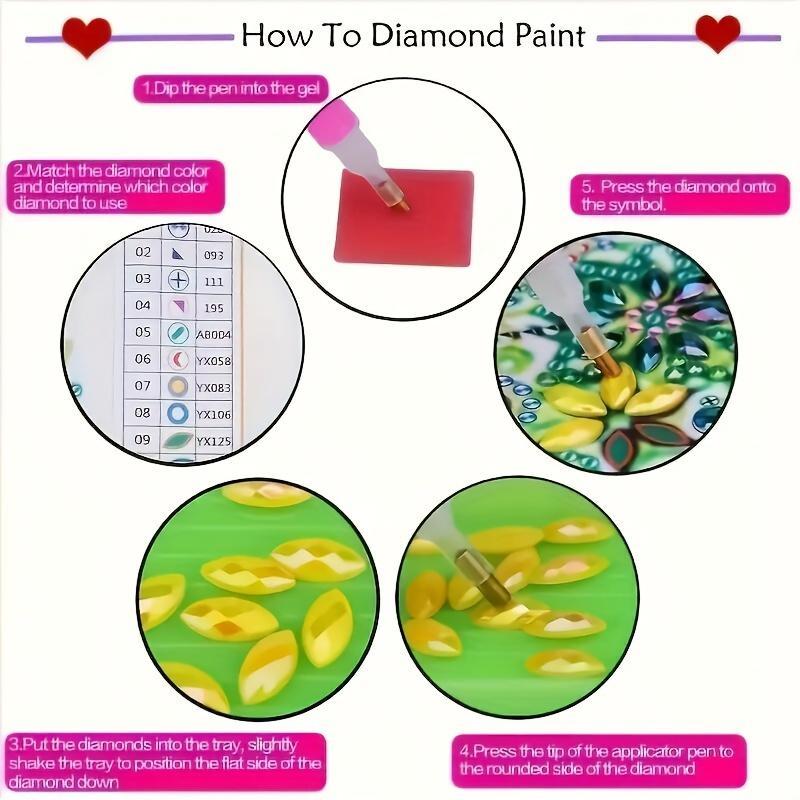 Gnome Design DIY Diamond Arts Colorful Painting Kit without Frame, 5D Diamond Arts Colorful Painting Kit, Wall Art Decor for Home Living Room Bedroom