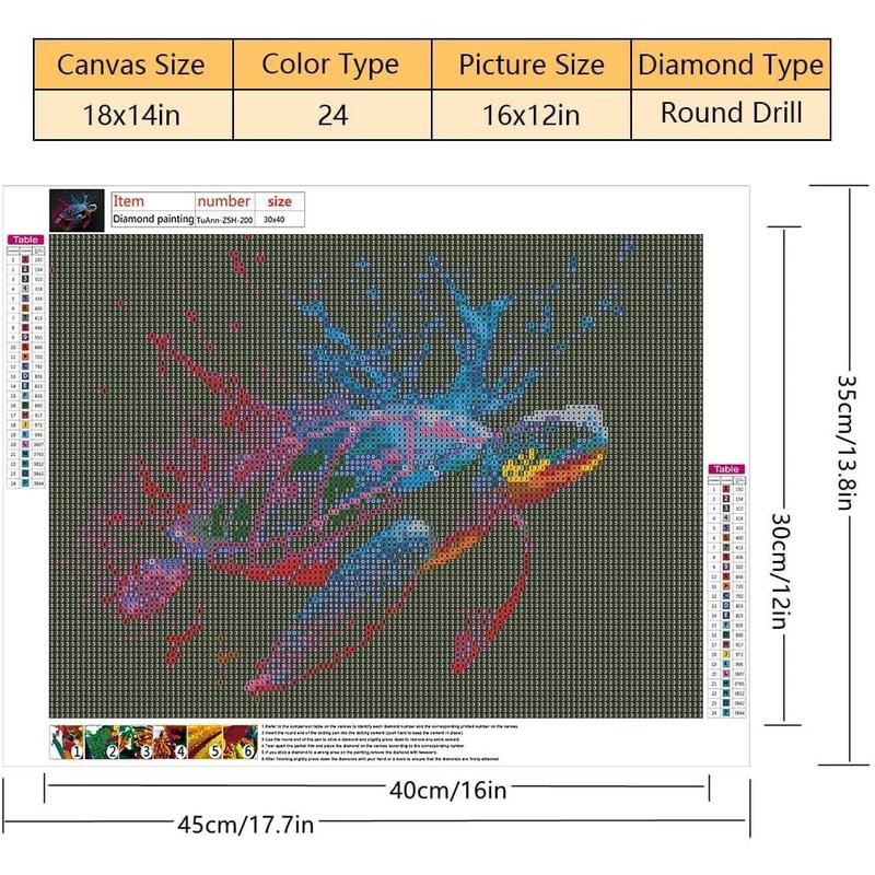 5D  Art Painting Full Drill Sea Turtle  Art for Adults  Kits Painting Kits for Adults Beginners  Art Painting Crafts for Home Wall Decor 12