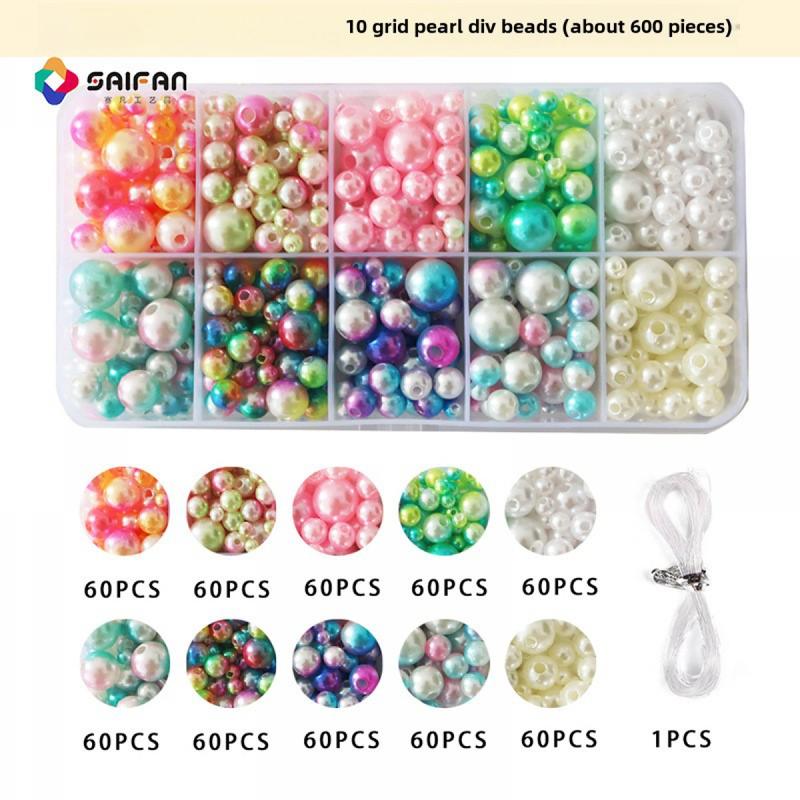 Artificial Stringed Pearls DIY Accessories Material Package Full Set Shell Bracelet String Beads Ornament Accessories