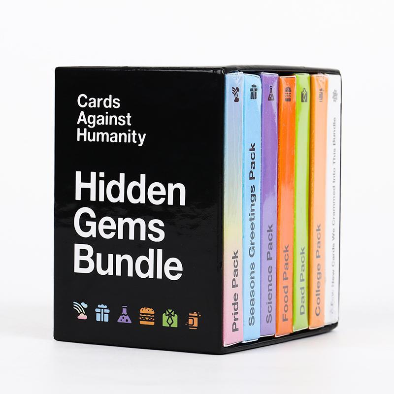 Card Against Humanity Hidden Gems Bundle, 6 Counts set Card Game, Party Game for Adults, Fun Game Night Party Game, Party Supplies