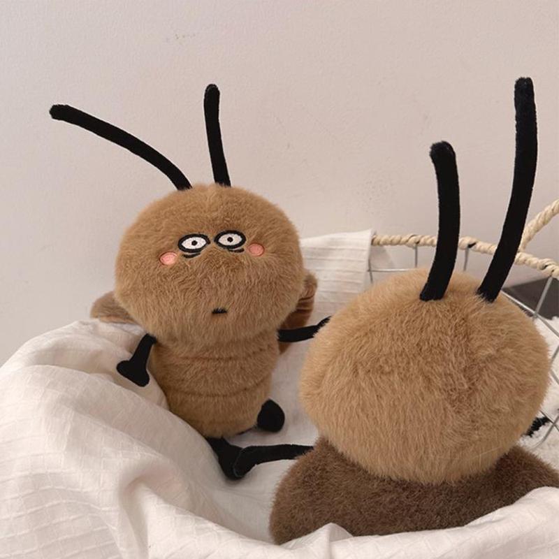 Creative Cockroach Doll Cute Plush Plush Toys Cockroaches Birthday Present Gift Home Table Display Christmas Gifts