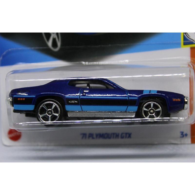 2023 Hot Wheels Blue '71 Plymouth GTX Muscle Mania