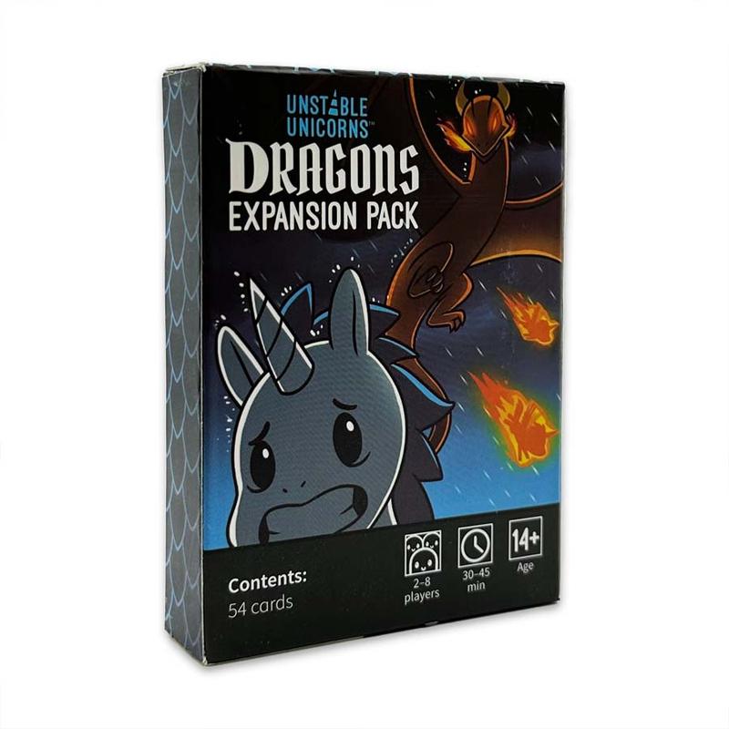 Unstable Unicorn Dragon Expansion Pack Cards, 54pcs set Party Game Cards, Party Activities Supplies for Friends Family