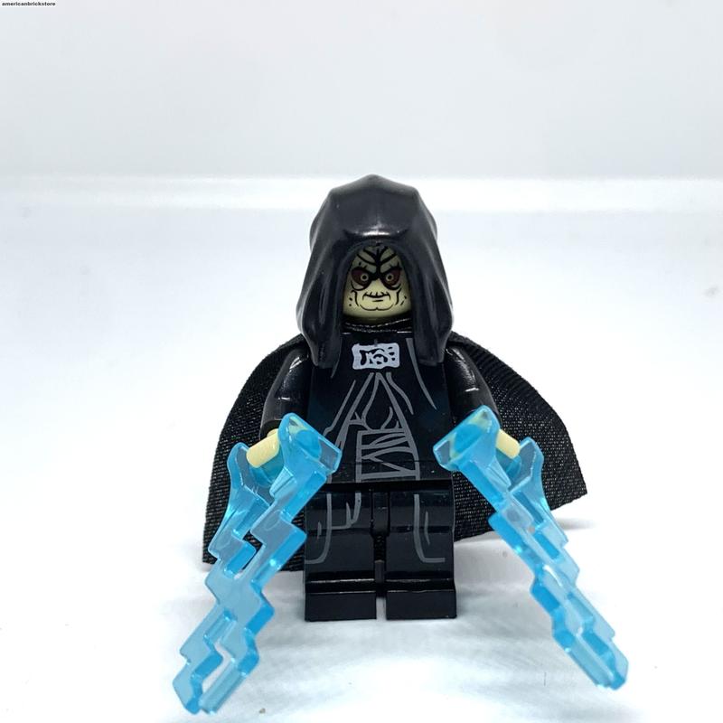 Emperor Palpatine Minifigure Star Sith Wars Holocron and Red Lightsaber