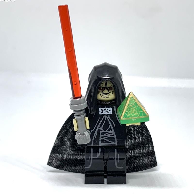 Emperor Palpatine Minifigure Star Sith Wars Holocron and Red Lightsaber