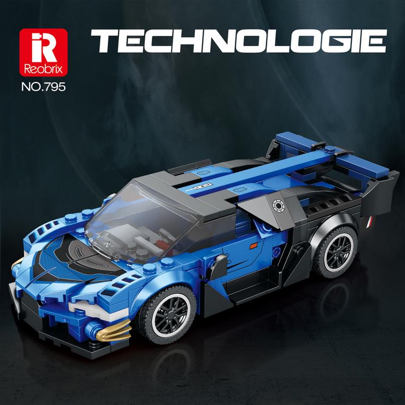 Reobrix VISION GT Supercar Building Set, Super Race Vehicles Building Toy Birthday Gifts for Kid Aged 6+. (365PCS)