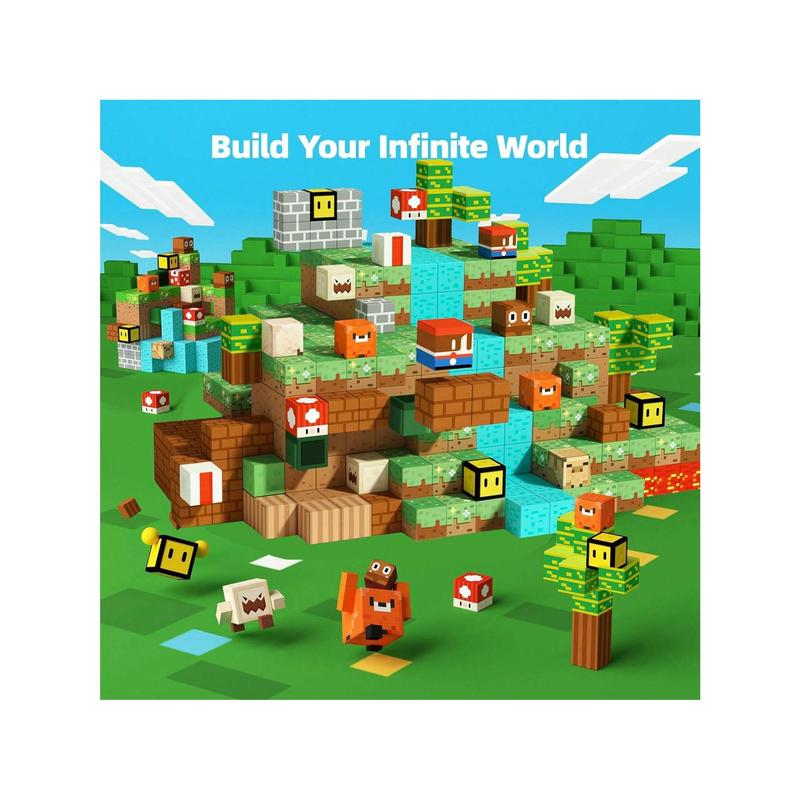 Magnetic Building Blocks Kids Construction Toys For Boys & Girls 3+, Game-Based Building MagWonder With Magnet Construction Toys, Upgraded STEM Christmas Birthday Sensory Gifts For Kids，Christmas Toys Gifts