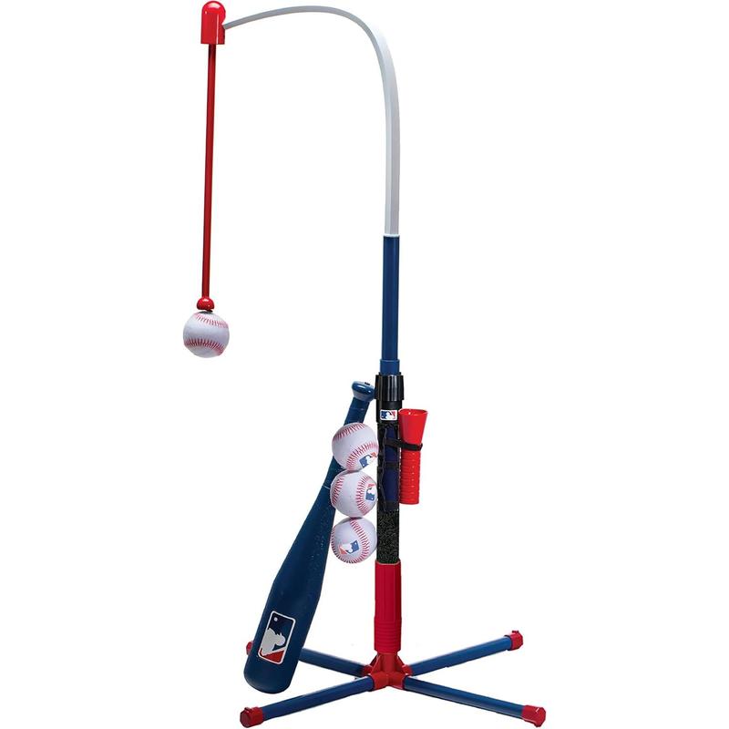 Franklin Sp   Grow-with-Me Kids Baseball Batting Tee + Stand Set for Youth + Toddlers - Youth Baseball, Softball + Teeball Hitting Tee Set for Boys + Girls