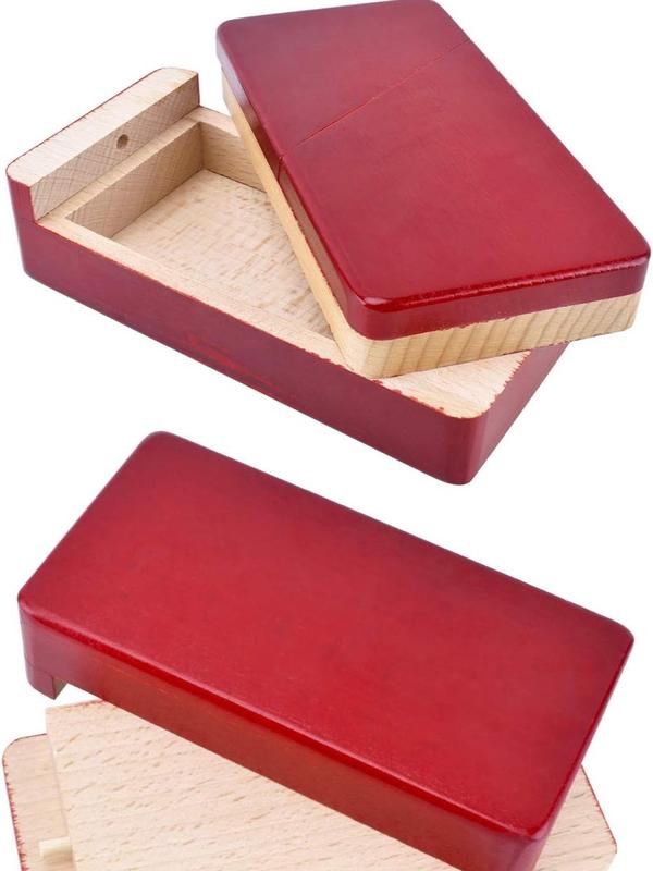 Impossible Box Puzzle Master Secret Opening Magic Box with Secret Drawer Wooden Special Mechanism Box for Secret