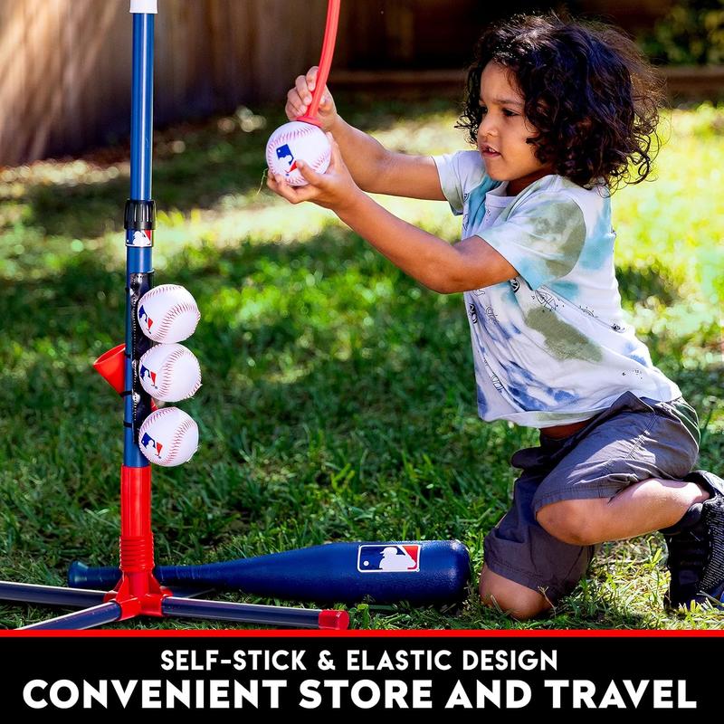 Franklin Sp   Grow-with-Me Kids Baseball Batting Tee + Stand Set for Youth + Toddlers - Youth Baseball, Softball + Teeball Hitting Tee Set for Boys + Girls