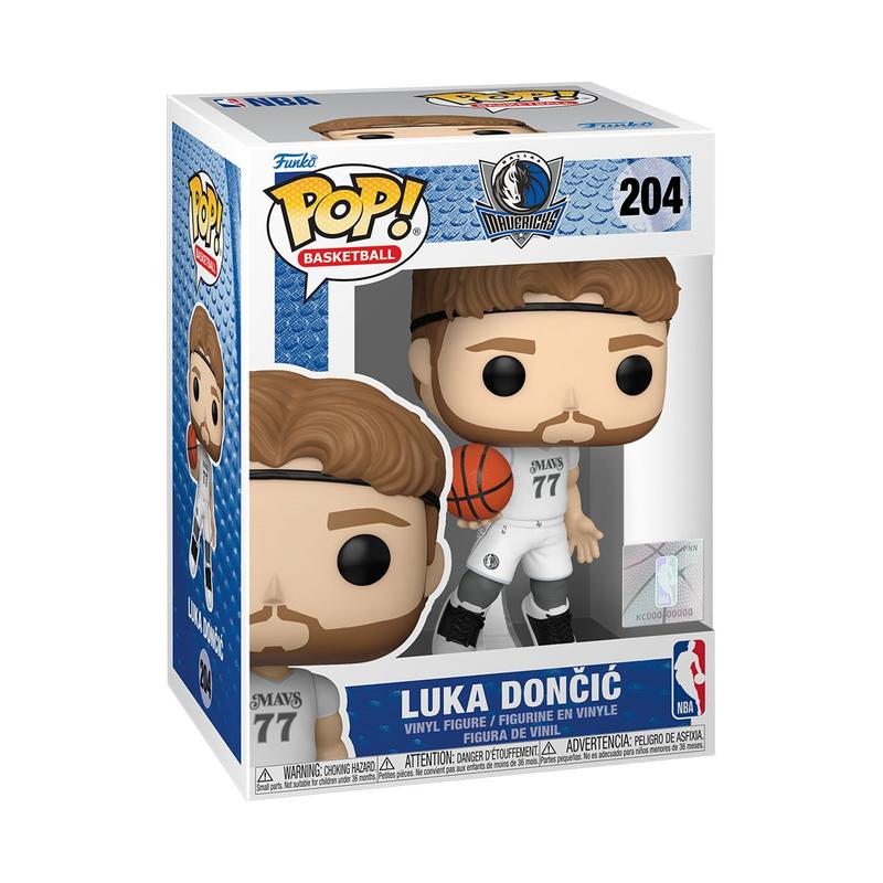 NBA Dallas Mavericks Luka Doncic (City Edition 2024) Funko Pop! Vinyl Figure #204 w protector