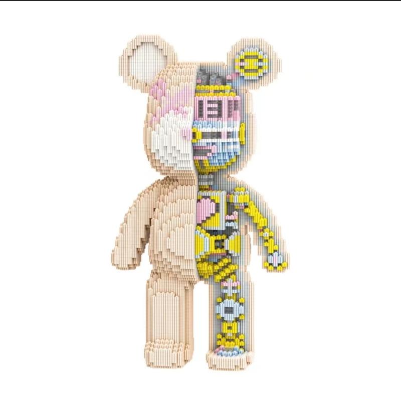 Mechanical Bear - Multi color Compression Link Building Blocks