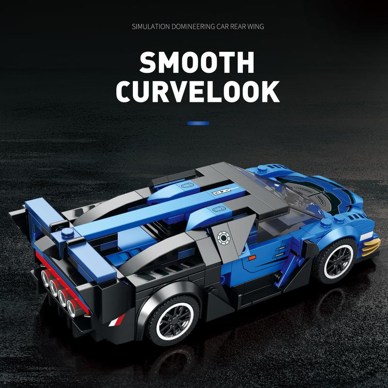 Reobrix VISION GT Supercar Building Set, Super Race Vehicles Building Toy Birthday Gifts for Kid Aged 6+. (365PCS)