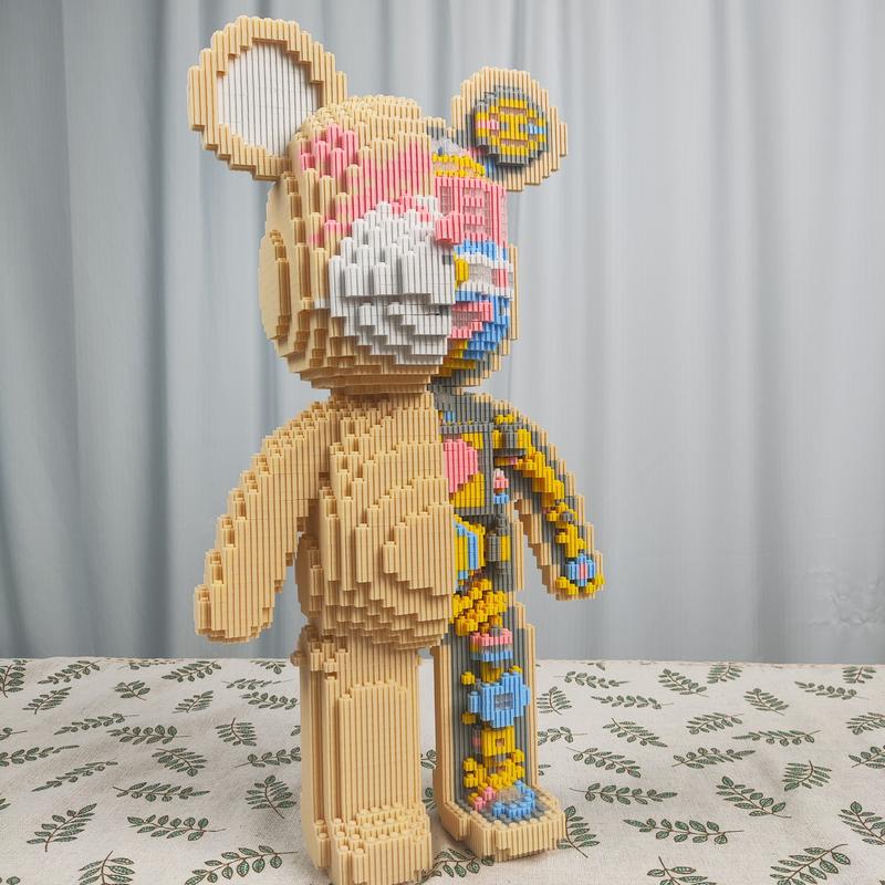 Mechanical Bear - Multi color Compression Link Building Blocks