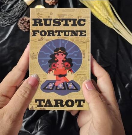 Rustic Fortune Tarot Beginner Tarot Deck 80 Pieces Fortune Telling Game junlavn