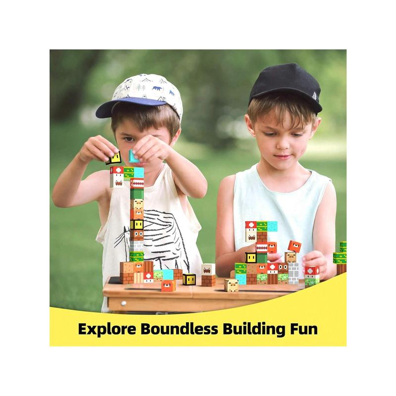 Magnetic Building Blocks Kids Construction Toys For Boys & Girls 3+, Game-Based Building MagWonder With Magnet Construction Toys, Upgraded STEM Christmas Birthday Sensory Gifts For Kids，Christmas Toys Gifts