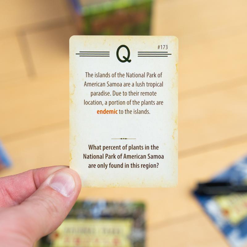 Trekking The National Parks: Trivia Card Game