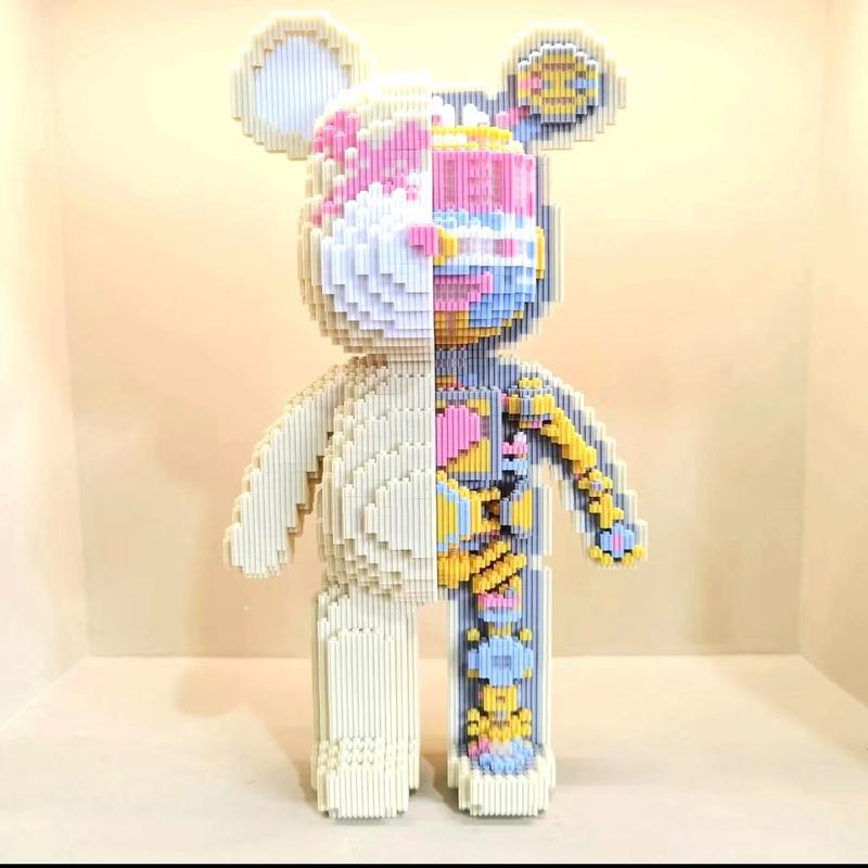 Mechanical Bear - Multi color Compression Link Building Blocks