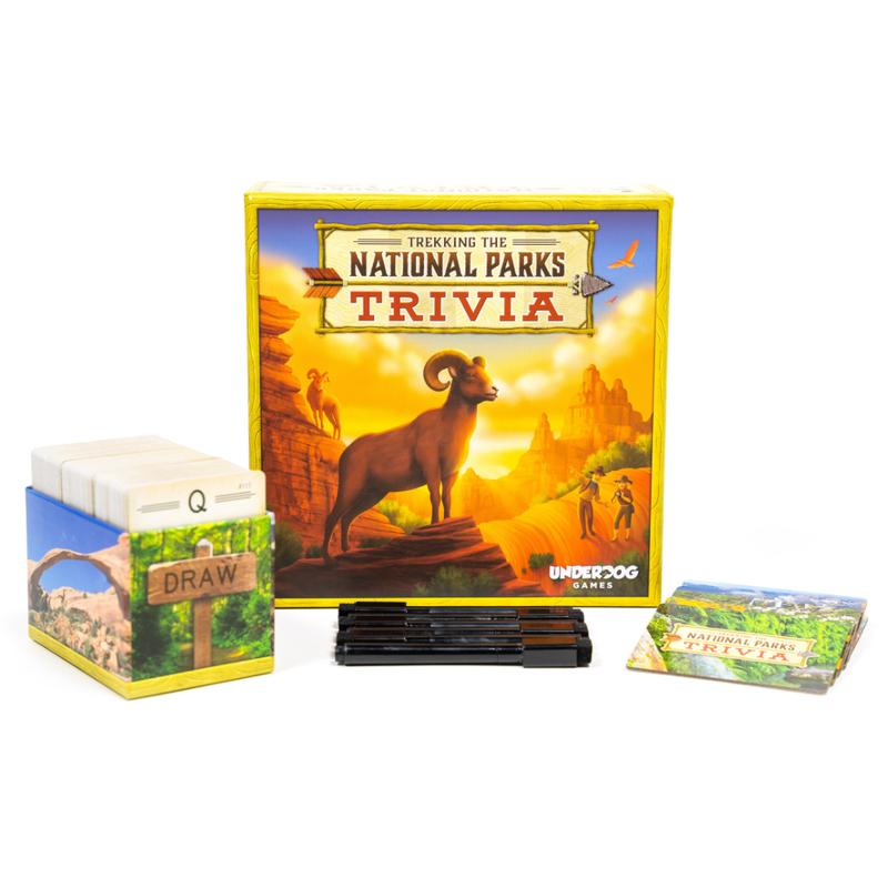 Trekking The National Parks: Trivia Card Game