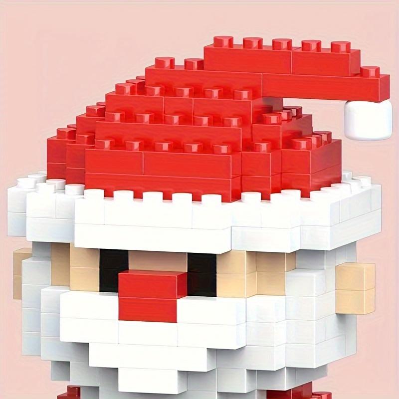 Santa Claus Building Block Set-Cute Mini Cabin Decoration, Suitable for Christmas, Birthday and Halloween Gifts