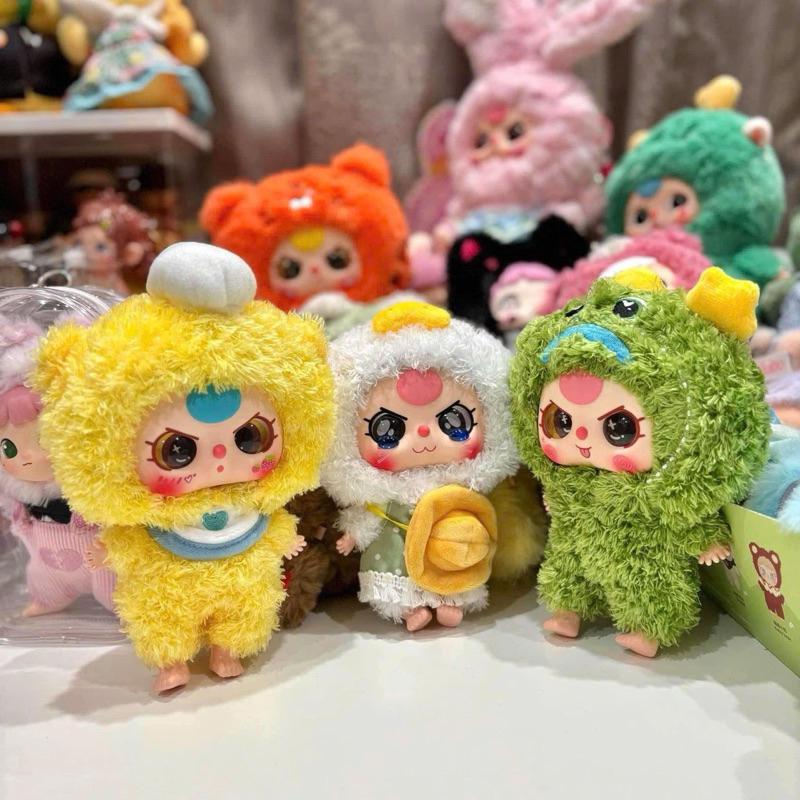 [Fullbox] Collection of cute BLind box baby three, kim mon, manchao, animal collection